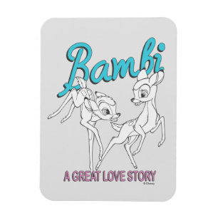 Bambi & Faline "A Great Love Story" Magnet