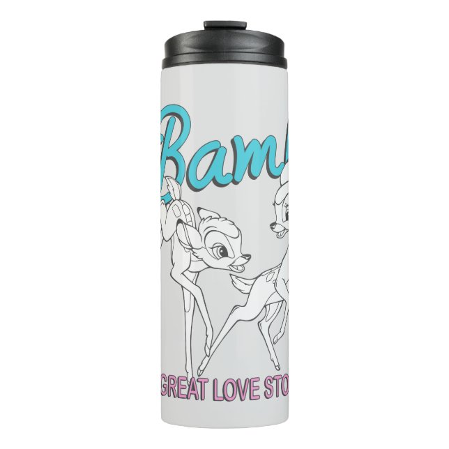 Bambi & Faline "A Great Love Story" Thermal Tumbler (Front)