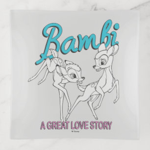 Bambi & Faline "A Great Love Story" Trinket Tray