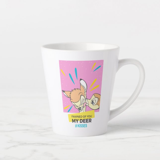 Bambi & Faline "Fawned Of You My Deer" Latte Mug (Right)