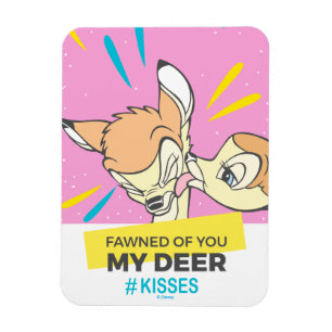Bambi & Faline "Fawned Of You My Deer" Magnet