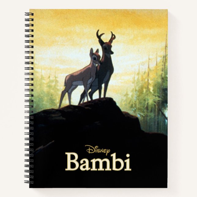 Bambi & Faline On Cliff Notebook (Front)