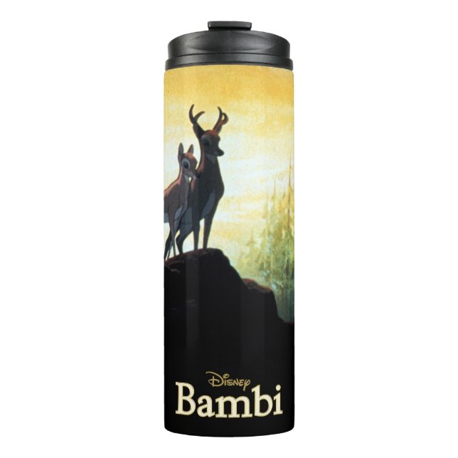 Bambi & Faline On Cliff Thermal Tumbler (Front)