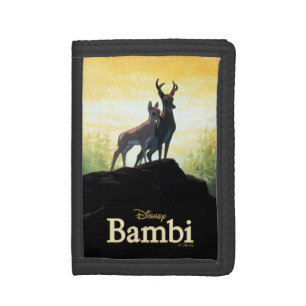 Bambi & Faline On Cliff Tri-fold Wallet