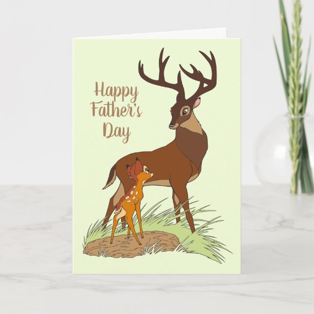 Bambi & Father Card (Front)