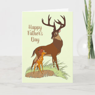 Bambi & Father Card