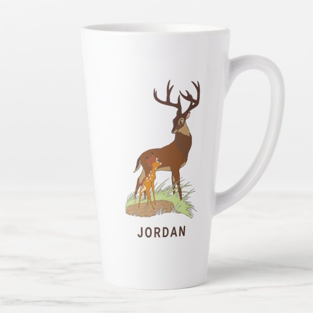 Bambi & Father Latte Mug (Right)