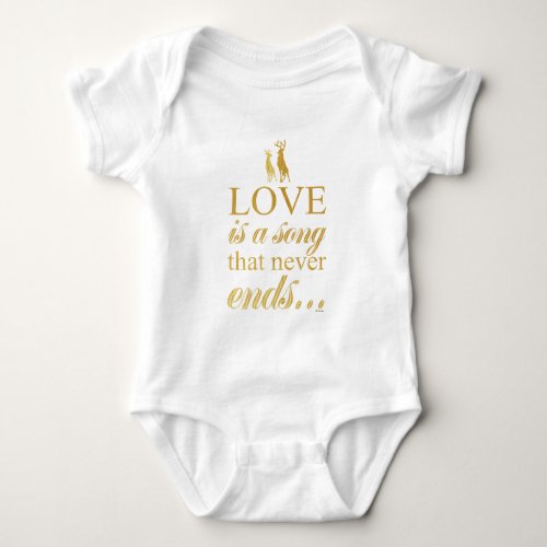 Bambi  Father Love Is A Song That Never Ends Baby Bodysuit