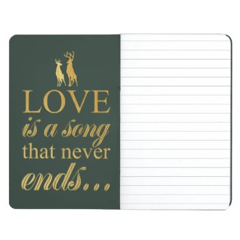 Bambi & Father "love Is A Song That Never Ends" Journal by bambi at Zazzle