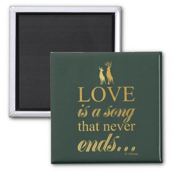 Bambi & Father "love Is A Song That Never Ends" Magnet by bambi at Zazzle