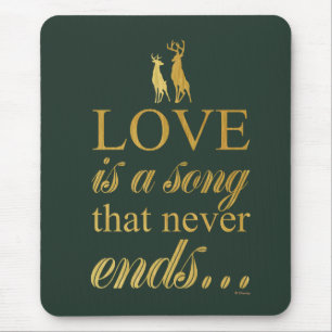 Bambi & Father "Love Is A Song That Never Ends" Mouse Pad