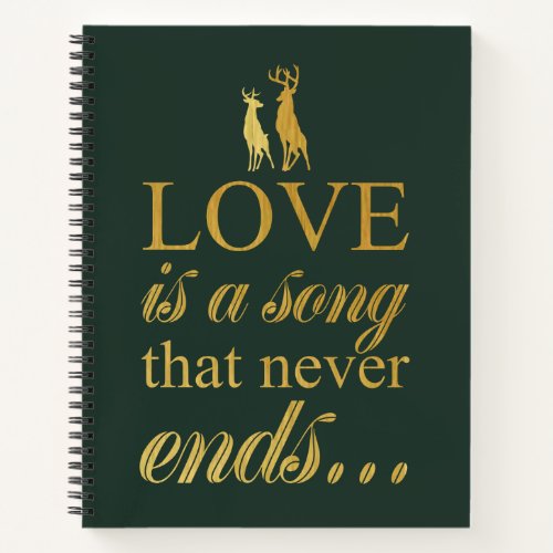 Bambi  Father Love Is A Song That Never Ends Notebook