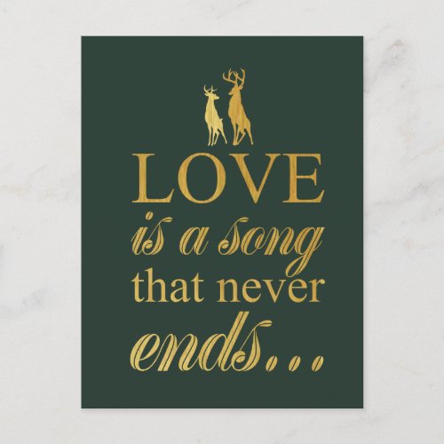 Bambi  Father Love Is A Song That Never Ends Postcard