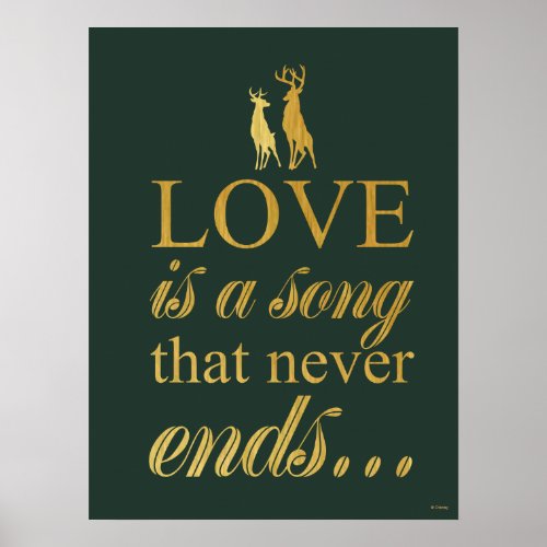 Bambi  Father Love Is A Song That Never Ends Poster