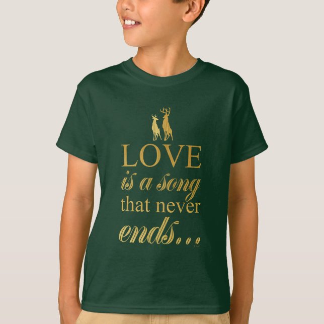 Bambi & Father "Love Is A Song That Never Ends" T-Shirt (Front)