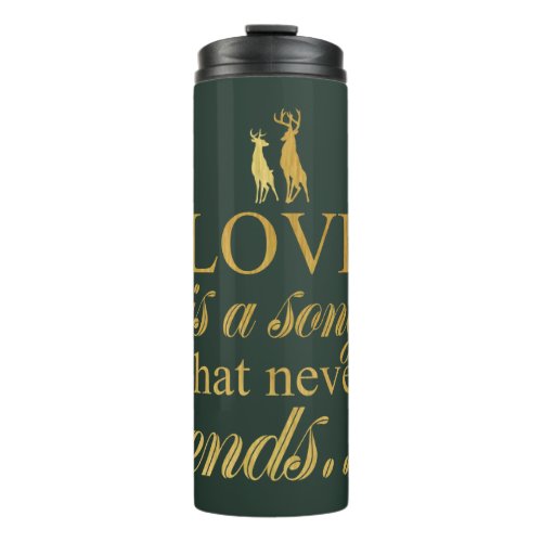 Bambi  Father Love Is A Song That Never Ends Thermal Tumbler