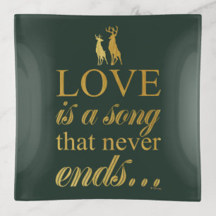 Bambi & Father "Love Is A Song That Never Ends" Trinket Tray