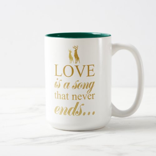 Bambi  Father Love Is A Song That Never Ends Two_Tone Coffee Mug