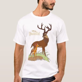Bambi & Father T-shirt by bambi at Zazzle