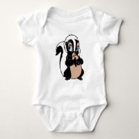 Bambi Flower skunk standing shy