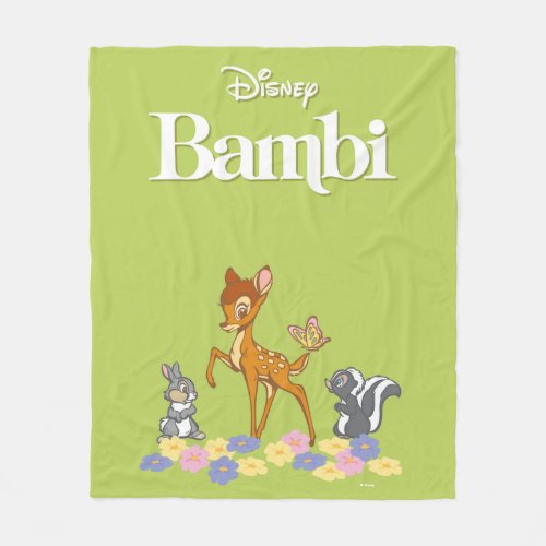 Bambi  Friends Fleece Blanket