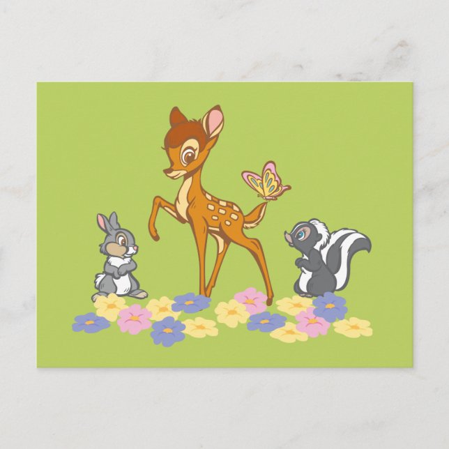 Bambi & Friends Postcard (Front)
