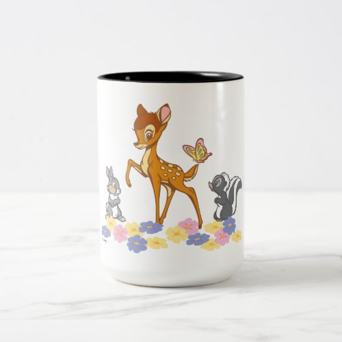 Bambi  Friends Two_Tone Coffee Mug