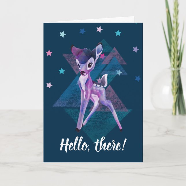 Bambi Geometric Aurora Graphic Card (Front)