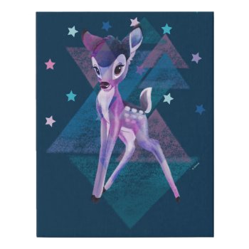 Bambi Geometric Aurora Graphic Faux Canvas Print by bambi at Zazzle