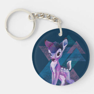 Bambi Geometric Aurora Graphic Keychain