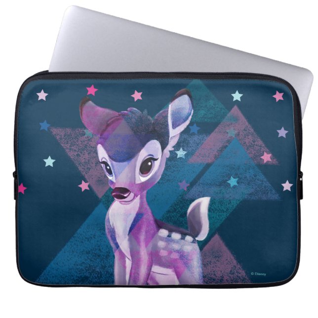 Bambi Geometric Aurora Graphic Laptop Sleeve (Front)
