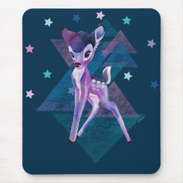 Bambi Geometric Aurora Graphic Mouse Pad (Front)