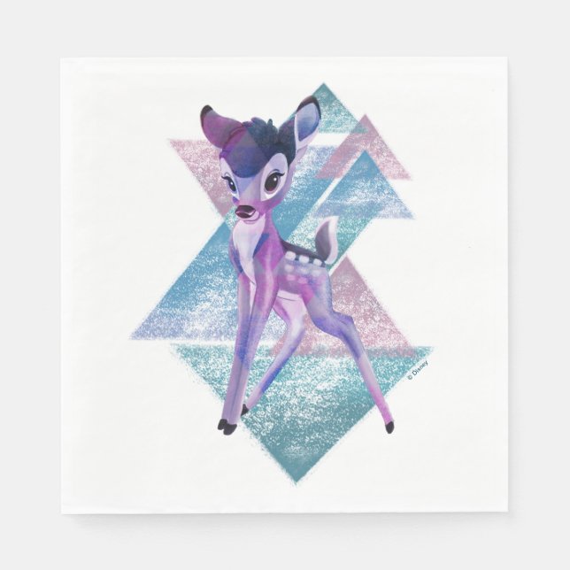 Bambi Geometric Aurora Graphic Napkins (Front)