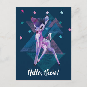 Bambi Geometric Aurora Graphic Postcard