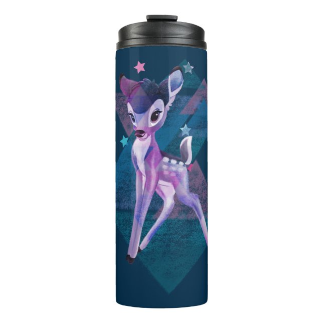 Bambi Geometric Aurora Graphic Thermal Tumbler (Front)