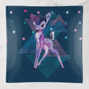 Bambi Geometric Aurora Graphic Trinket Tray