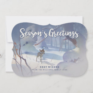 Bambi   Holiday Photo Card
