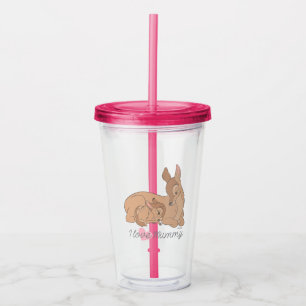 Bambi   I Love Mummy Acrylic Tumbler