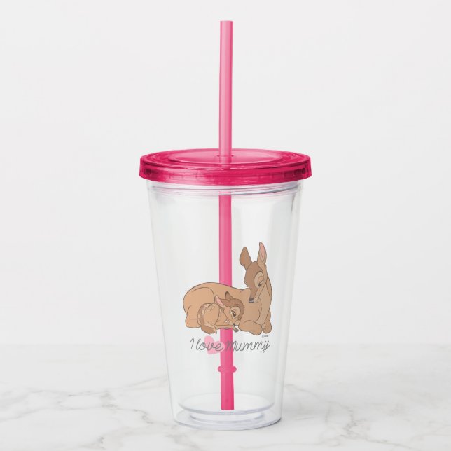 Bambi | I Love Mummy Acrylic Tumbler (Front)