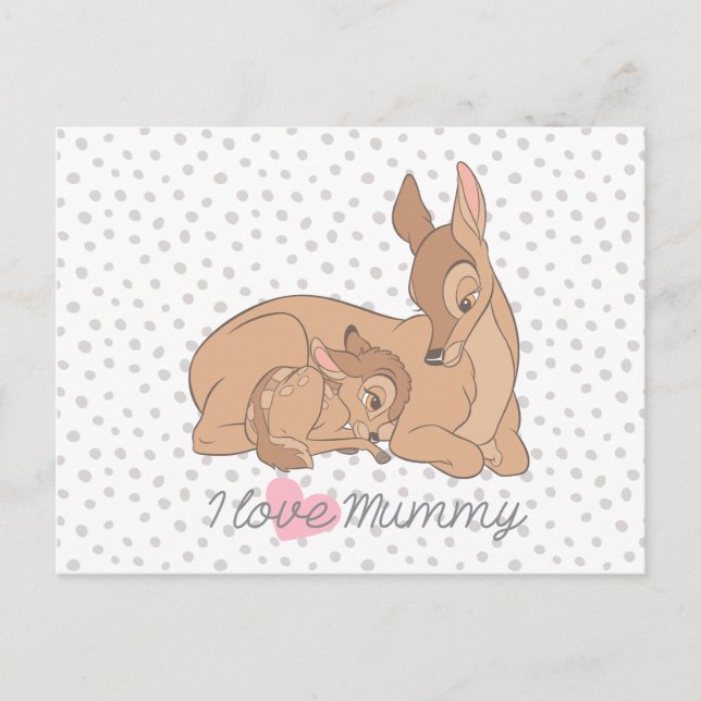 Bambi | I Love Mummy Postcard (Front)