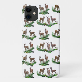 Bambi Meadow iPhone 11 Case (choose colour)