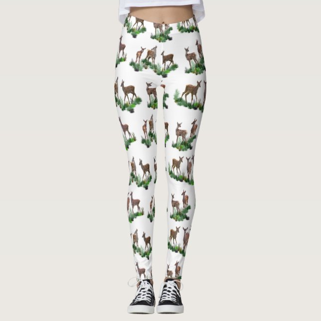 Bambi Meadow Leggings (choose colour) (Front)