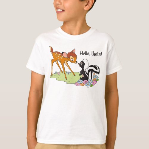 Bambi Meeting Flower T_Shirt