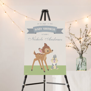 Bambi Neutral Baby Shower Foam Board