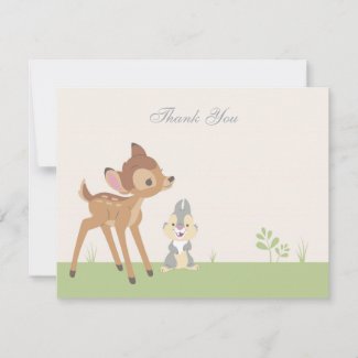 Bambi | Neutral Baby Shower Thank You