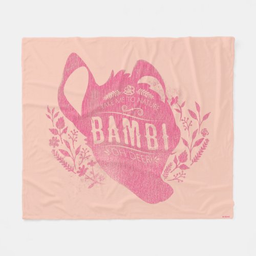 Bambi  Oh Dear Fleece Blanket