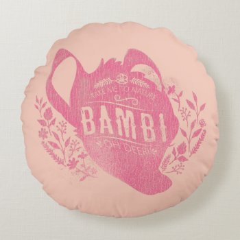 Bambi | Oh Dear Round Pillow by bambi at Zazzle