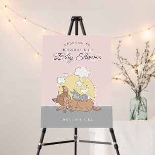Bambi   Over the Moon Girl Baby Shower Foam Board