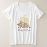 Bambi | Over The Moon Girl Baby Shower Plus Size T-shirt at Zazzle