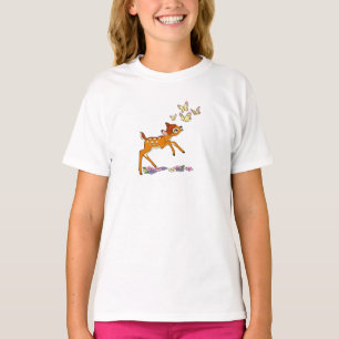 Bambi playing with butterflies T-Shirt